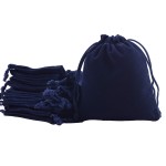 Sansam 20pcs Navy Drawstrings Velvet Bags for Jewelry, Gift, Wedding Favors, Candy Bags, Party Favors, 5.2x7.2\'\'