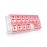 Weekly Pill Organizer 7 Day 2 Times a Day Extra Large, Quick Fill 2022 Fullicon AM PM XL Daily Pill Cases Pill Box with Detachable Base - Pink (Patent Registered)
