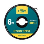 SF Clear Monofilament Nylon Tippet Line Fly Fishing Tippets Leaders Trout  100M 6X 1 Pack