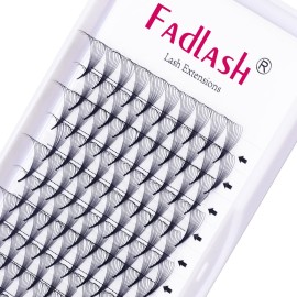Premade Lash Fans 10D 0.07 Volume Eyelash Extensions D Curl 10mm Pro Point Thin Base Lash Extension Supplies Volume Lashes Premade (10D-0.07-D, 10mm)
