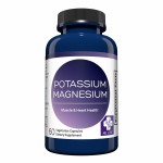 MD. Life Potassium Magnesium Supplement - 60 Capsules - High Absorption Magnesium Complex - Potassium Supplement to Support Vascular Health & Leg Cramp