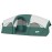CAMPROS CP Tent-8-Person-Camping-Tents, Waterproof Windproof Family Tent, 5 Large Mesh Windows, Double Layer, Divided Curtain for Separated Room, Portable with Carry Bag - Dark Green