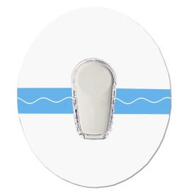 G6 Over Patches Waterproof - 55 Pack Stickers for G6-Transparent Adhesive Patches for CGM-HECHUAN