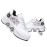 Double-Row Deform Wheel Automatic Walking Shoes Invisible Deformation Roller Skate 2 in 1 Removable Pulley Skates Skating Parkour (White Black Powder, US 5.5)