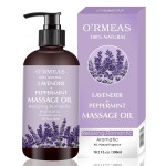Massage Oil with Lavender and Peppermint Massage Oil for Skin Moisturizing Body Oil Lavender Oil for Men and Women 10.2 fl.oz