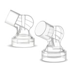 Maymom Connector Compatible with Medela Flanges. Not Original Medela Personalfit Connector. Compatible with Pump in Style Symphony Swing Breastpumps, and Maymom Flanges; 2pc/pk