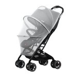 DUOMI Mosquito Net for Stroller,Encrypted Stroller Mosquito Net Full Cover with Double Zipper,Breathable & Foldable Netting for Baby Cover(White)