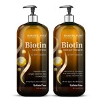 MAJESTIC PURE Biotin Shampoo and Conditioner Set with DHT Blocker Complex - Hydrating, Nourishing & Supporting Healthy Hair, Sulfate Free, for Men & Women - 16 fl oz each