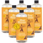 Aunt Fannie\'s Ultra Concentrated Hardwood Floor Cleaner, Vinegar-Free Plant Based Solution for Mopping, Bright Lemon Scent, 32 oz. (Pack of 6)