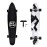 seething 42 Inch Longboard Skateboard Complete Cruiser,The Original Artisan Maple Skateboard Cruiser for Cruising, Carving, Free-Style and DownhillJungle