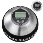 ACELETE Gyro Ball Wrist Exerciser Gyroscope Ball Forearm Strengthener for Stronger Wrist Bones and Muscle (Metal with Counter)