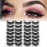 Losha Eyelashes Natural Look Faux Mink Lashes Pack Handmade Fluffy False Eyelashes 14 Pairs Eye Lashes (F48)