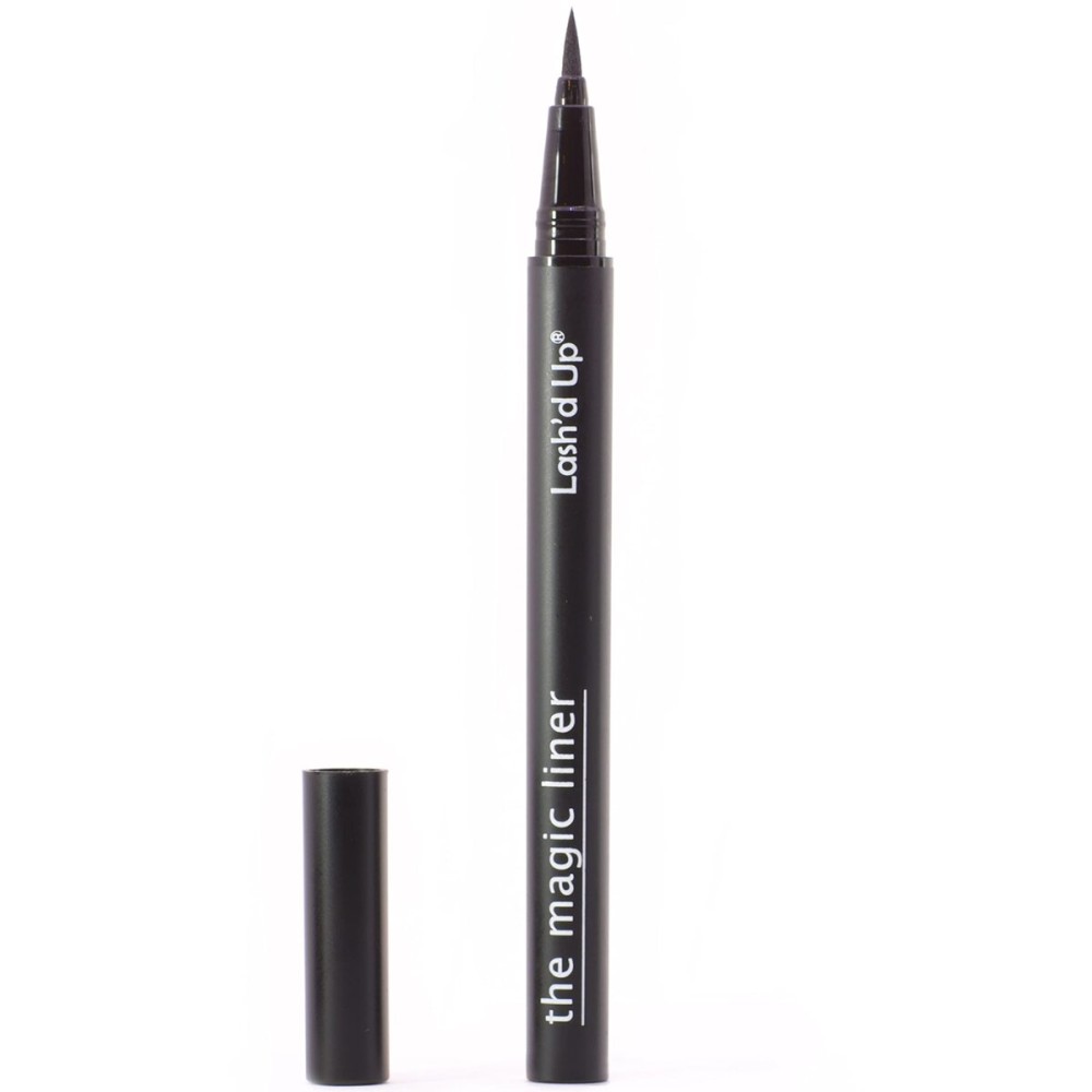 Lash\'d Up Lash Glue & Eyeliner Hybrid (Extra-Strength, Black) Glue Liner Pen Waterproof for False Lashes, Strong Hold 0.06 Oz.