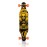 PINESKY 41 Inch Longboard Skateboard 9 Ply Natural Maple Complete Skateboard Cruiser for Cruising, Carving, Free-Style and Downhill with T-Tool Skull