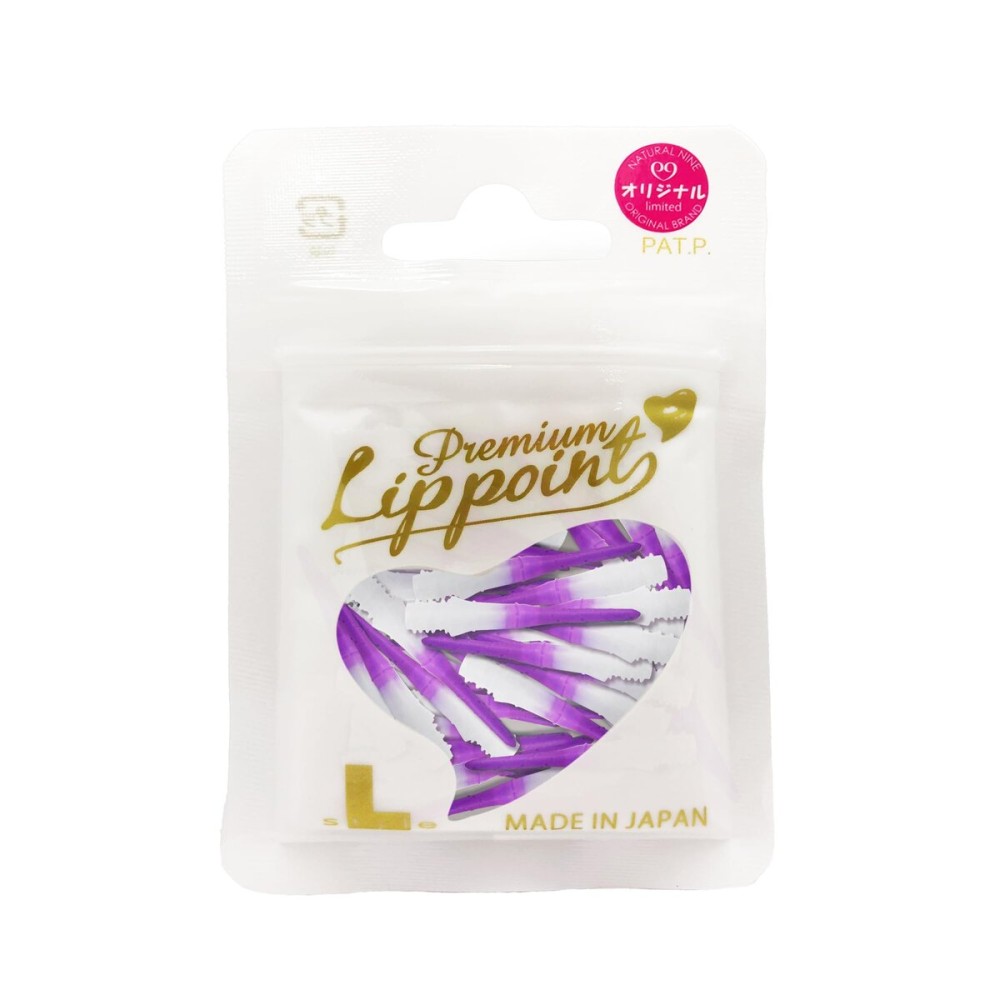 LSTYLE Premium Lippoint - 2-Tone Grape - 30 Count - Regular Length - Soft Tip Points - 2BA Thread