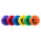 Champion Sports Competition Plastic Flying Discs, 9 D - Set of Six Assorted Colors