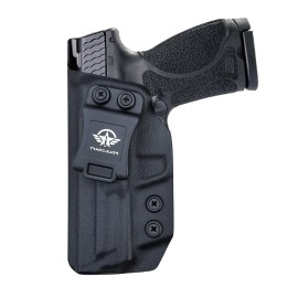 POLE.CRAFT M&P 2.0 Hoster, Kydex IWB Holster for Smith & Wesson M&P 9mm M2.0 4/4.25 Pistol - Inside Waistband Concealed Holster M&P 9mm 2.0 Gun Accessories (Black, Left Hand)