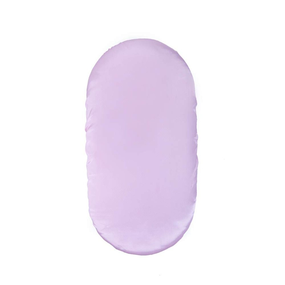 Pro Goleem Satin Bassinet Sheet Great for Baby Hair Soft Silk Feeling Sheet for Cradle or Bassinet PadMattress for Boys and Girls Gift for Newborn and Infant Lavender