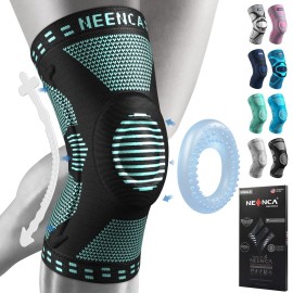 NEENCA Knee Braces for Knee Pain Relief, Compression Knee Sleeves with Patella Gel Pad & Side Stabilizers, Knee Support for Weightlifting, Running, Workout, Arthritis, Meniscus Tear, Men Women. ACE-53