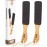 Pumice Stone Foot File (2-Pack), Wooden Handle Foot Scrubber & Callus Remover for Dry, Rough Skin and Corns Pedicure