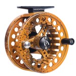 M MAXIMUMCATCH Maxcatch ECO Large Arbor Fly Fishing Reel (3/4wt 5/6wt 7/8wt) and Pre-Loaded Fly Reel with Line Combo (Fly Reel Brown Trout, 3/4 Weight)