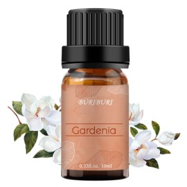 BURIBURI Gardenia Essential Oil, 100% Pure Gardenia Fragrance Oil, Fragrance Oil Essential Oils 10ML for Soap Candle Making