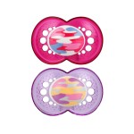 MAM My Little Farm Pacifier (2 Pack, 1 Pacifier Case), Baby Pacifiers 16 Plus Months, Unisex Pacifier, Best Pacifiers for Breastfed Babies