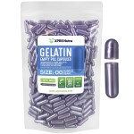 XPRS Nutra Size 00 Empty Capsules - 500 Count Empty Gelatin Capsules - Pills DIY Capsule Filling - Fillable Pill Gel Caps for DIY Supplements (Purple Pearl)