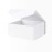 BLK&WH Gift Box 9x6.5x3.8 Inches, White Gift Box, Bridesmaid Proposal Box, Collapsible Box with Magnetic Closure Lid for Gift Packaging (Glossy White)