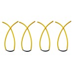 GM&BW 4 Slingshot Replacement Band Sets, Elastic Rubber Tubular Bands Compatible with Catapult from Trumark,Daisy,Barnett,Marksman;Suitable for All Insert-Yoke-into-Tube Resortera