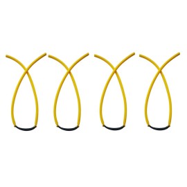 GM&BW 4 Slingshot Replacement Band Sets, Elastic Rubber Tubular Bands Compatible with Catapult from Trumark,Daisy,Barnett,Marksman;Suitable for All Insert-Yoke-into-Tube Resortera