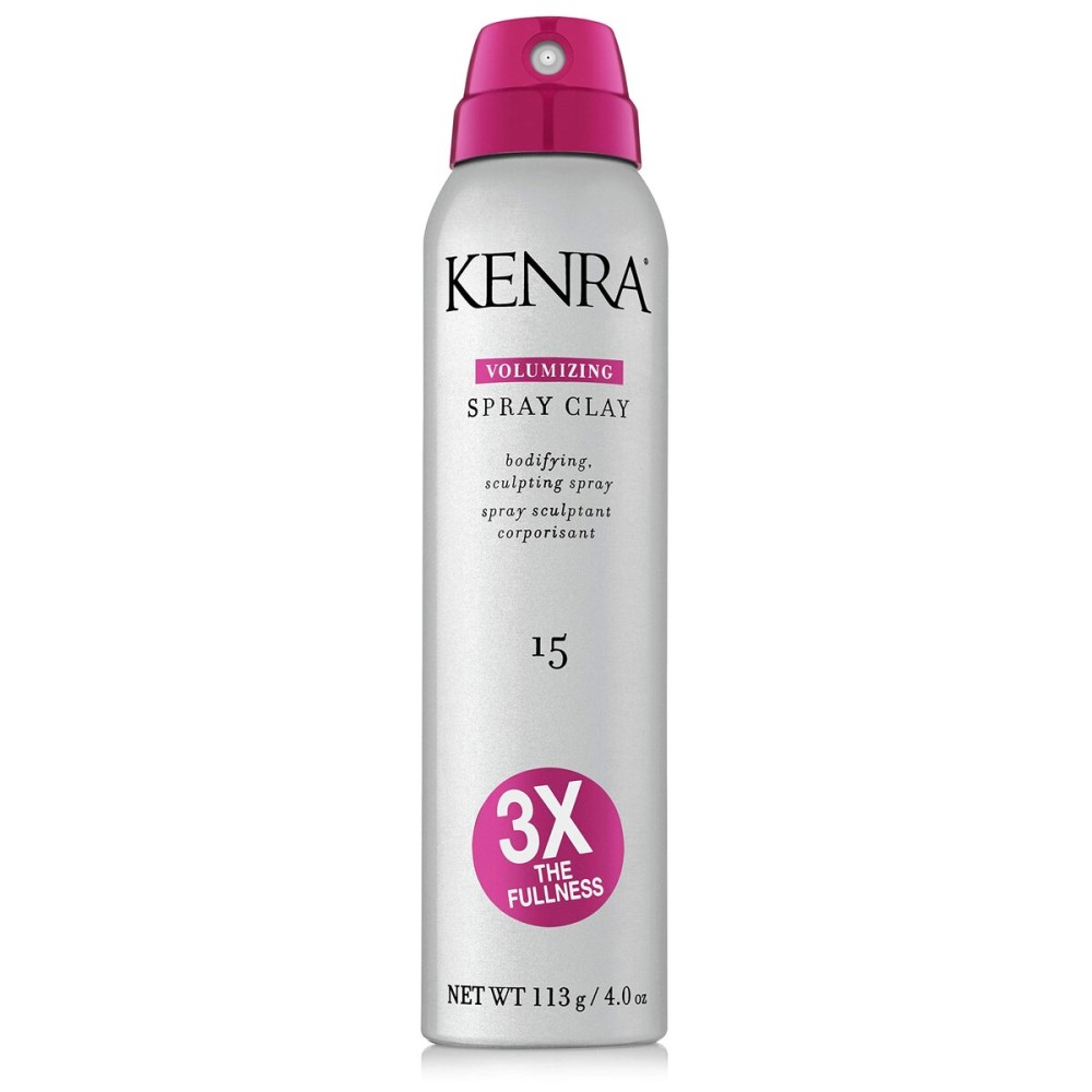 Kenra Professional Volumizing Spray Clay 15 | Bodifying, Fullness Spray | 3X The Fullness | Medium Hold | Provides Texture & Volume With A Long-Lasting Finish | All Hair Types | 4 oz