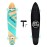 42 Inch Longboard Skateboard Complete Cruiser,The Original Artisan Maple Skateboard Cruiser for Cruising, Carving, Free-Style and DownhillGreen
