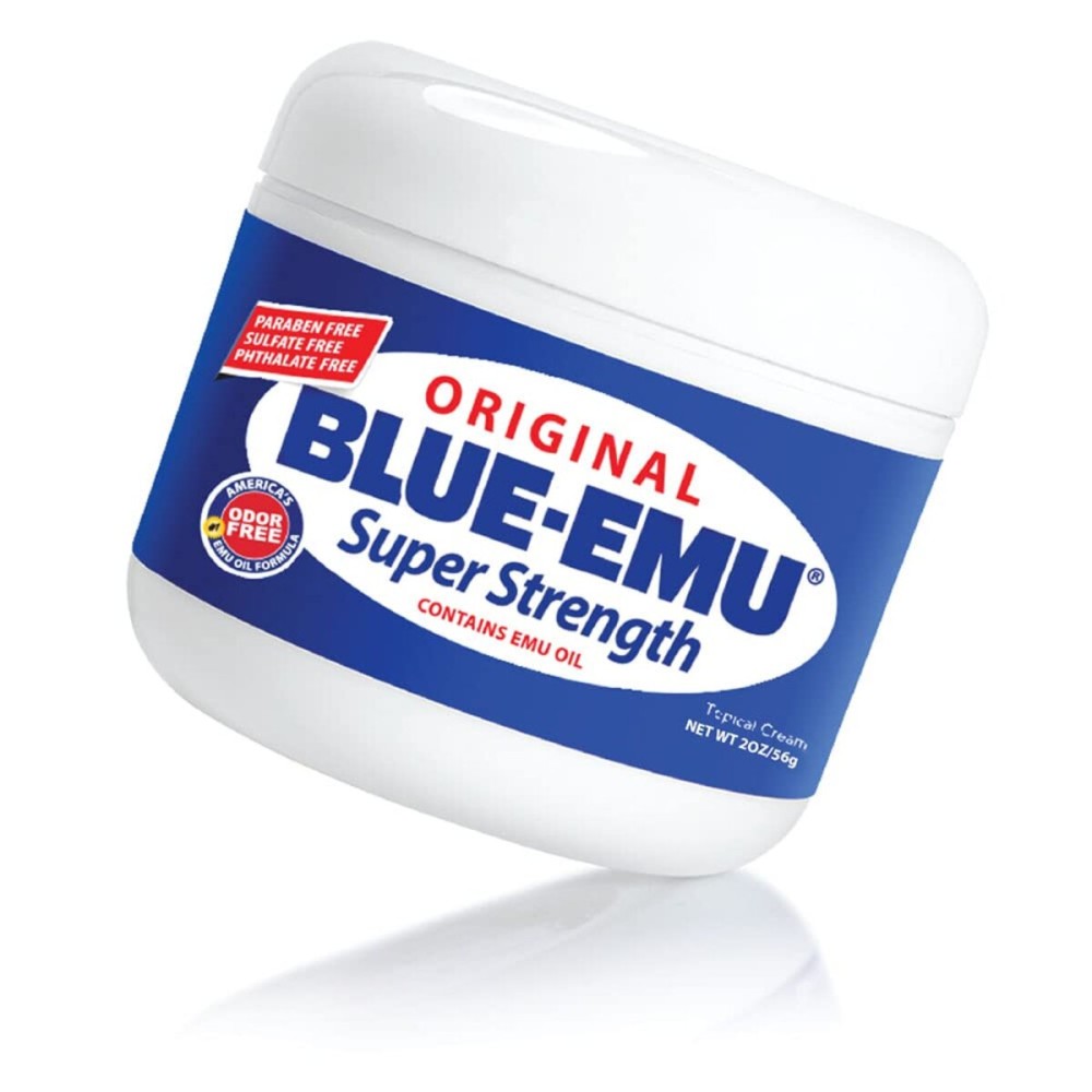 BLUE-EMU Original Super Strength Cream, Soothing Muscle & Joint Support, 2 Oz