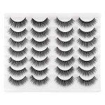 Newcally Lashes False Eyelashes Natural Wispy Light Volume Faux Mink Lashes 14 Pairs Pack