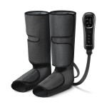 Nekteck Leg Compression Massager for Circulation and Relaxation, FSA Eligible Foot and Calf Massage Machine 2 Modes 3 Intensities with Hand-held Controller for Pain Relief, HSA Adjustable Leg Wraps