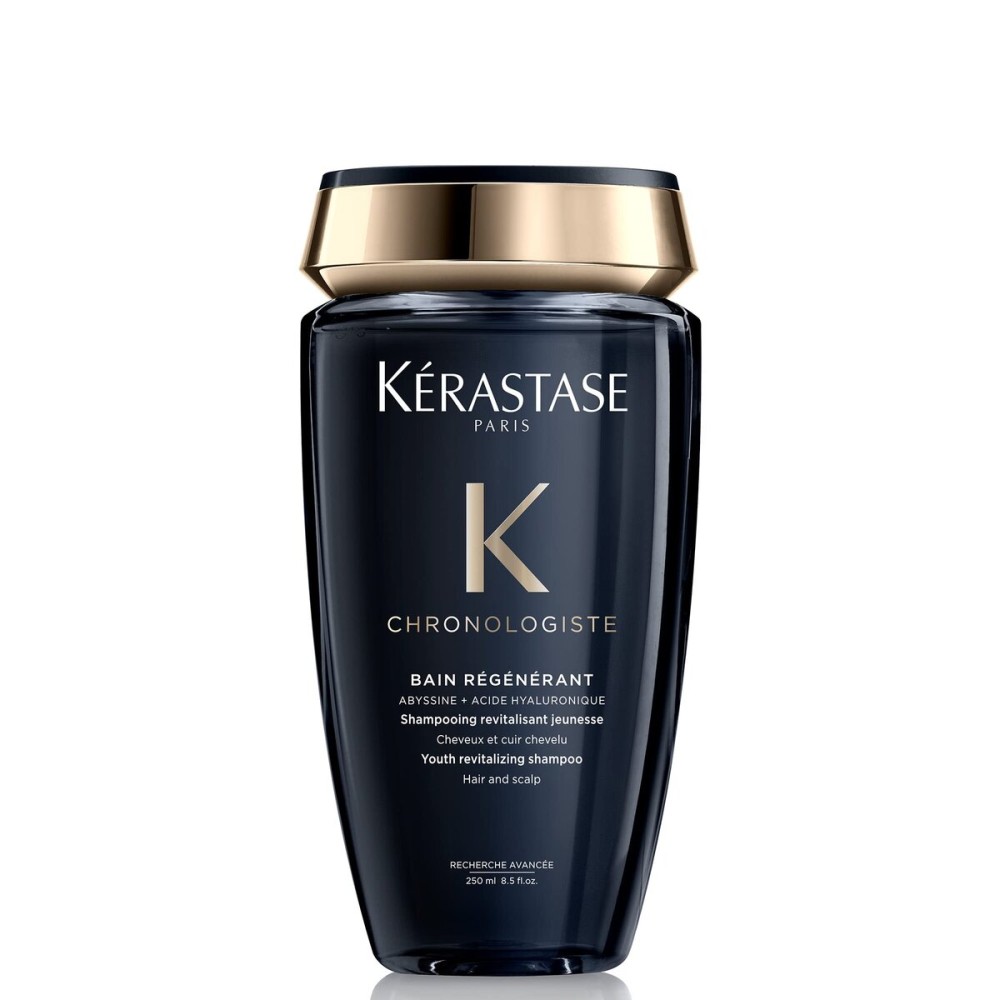 Kerastase Chronologiste Rgnrant Shampoo For Dull & Sensitized Hair Types - Hydrates and Strengthens Hair, Revitalizes Hair & Scalp, With Hyaluronic Acid & Vitamin E, 8.5 Fl Oz