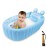 Relaxing Baby | Inflatable Tub,Newborn Bathtub Seat for Infant,Non-Slip Baby Pool for Sitting up,Foldable Toddler Tub Shower,Portable Travel Bath for Kids 0-6 Year