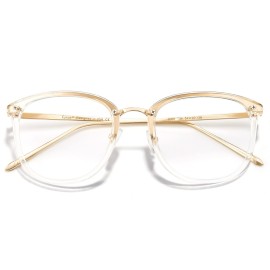 Cyxus Blue Light Glasses for Woman, Reduce Eye Strain Ideal for Office Working, Studying Ultra-Light TR90 for All-Day Comfort