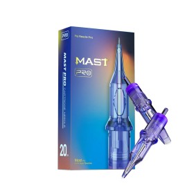 Mast Pro Tattoo Cartridges 20Pcs Disposable Needles Curved Magnum 1009RM