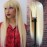 QD-Tizer 613 Blonde Long Straight Synthetic Hair Wigs with Bangs Women\'s Costume Wig Heat Resistant Hair Replacement Wig