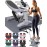Nordic Lifting Mini Stepper & Stair Climber - White - Compact Fitness Stepper w/Resistance Bands, LCD Monitor, 330LB Weight Limit - Home Leg & Thigh Workout Machine