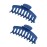 2 Pack Big Hair Claw Clips Nonslip Large Claw Clip for Women and Girls Hair,Strong Hold Grips Hair Accessories 4 Inch (Blue)