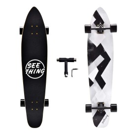 42 Inch Longboard Skateboard Complete Cruiser,The Original Artisan Maple Skateboard Cruiser for Cruising, Carving, Free-Style and DownhillGeometry