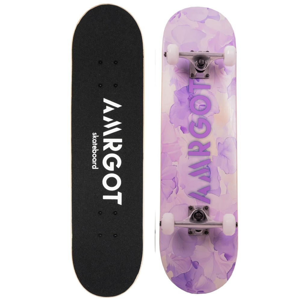 Amrgot Skateboards for Beginners,31 * 8 inches Complete Skateboards for Kids,Boys,Girls and Adults,7 Layer Maple Wood,Double Kick Deck Concave Standard Skateboards