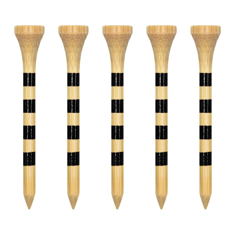 Zivisk Wooden Golf Tees 2-3/4 100 Count 70mm Natural Color