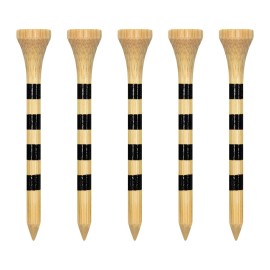 Zivisk Wooden Golf Tees 2-3/4 100 Count 70mm Natural Color