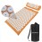 XiaoMaGe Acupressure Mat and Pillow Set with Bag - Large Size 28.7 X 16.5 inch Acupuncture Mat for Neck & Back Pain, Muscle Relaxation Stress Relief, Sciatica Pain Relief Pillow (Orange)