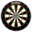 Franklin Sports Professional Grade A Staple Free Dartboard - Regulation Size Dartboard - 18 Inch Bristle Dartboard - Self Healing