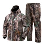YEVHEV Quiet Hunting Clothes Suit Clothing Gear Camouflage Hoodie Jacket Pants